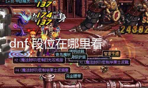 dnf 段位在那边看 查察dnfdnf私服开服教程段位的要领先容