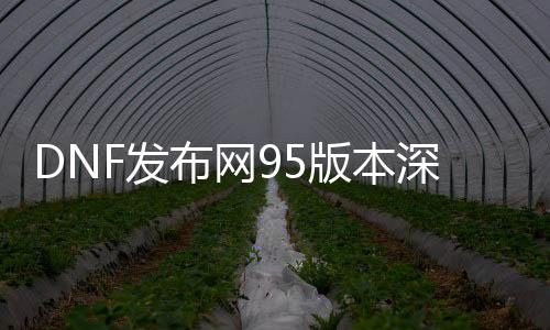 DNF发布网95版本深渊（DNF发布网深渊95级史诗舆图）